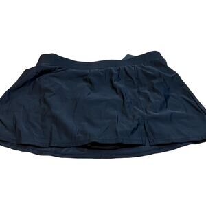 Aqua Green Women's UPF 50 Black Split at Hem Swim Skirt - Size XL - NWT